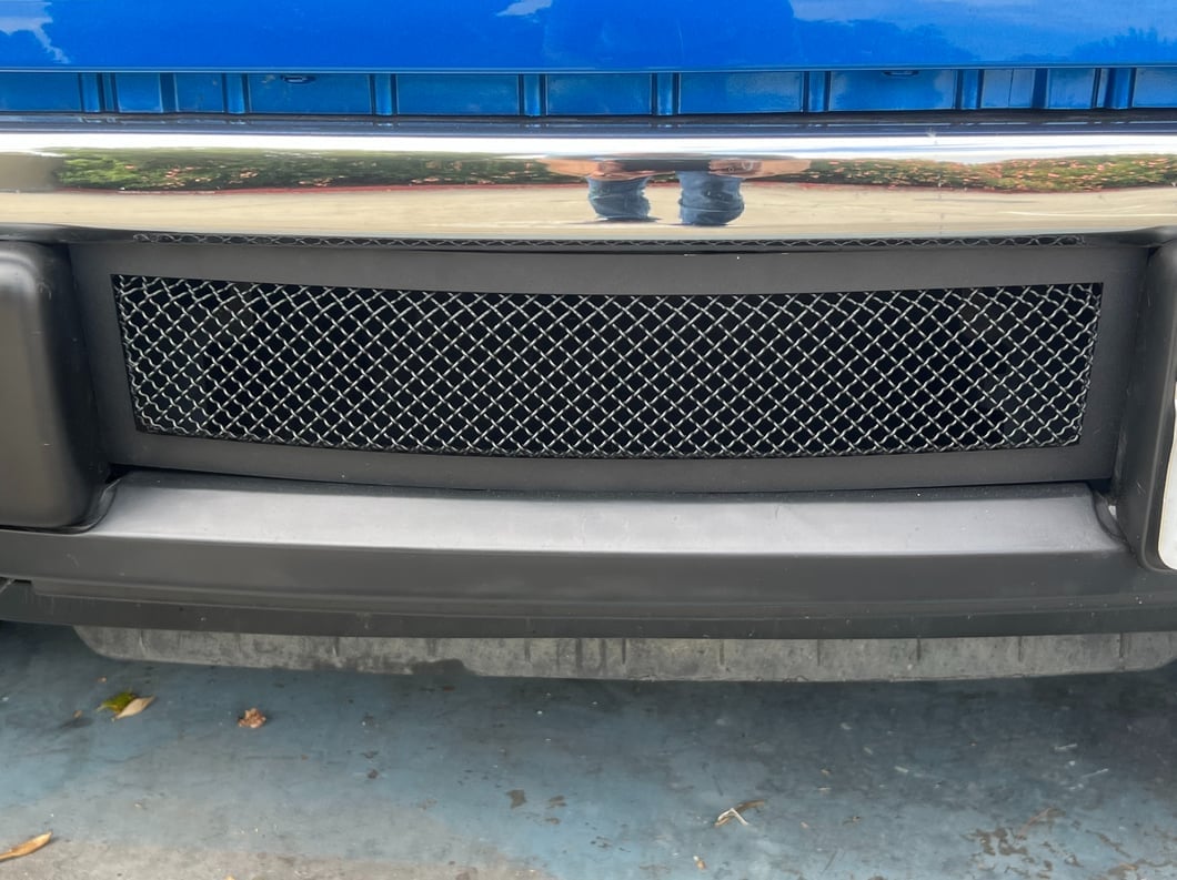 RedRock Modern Billet Mesh Lower Grille Insert; Black (09-14 F-150, Excluding Raptor, Harley Davidson & 2011 Limited)