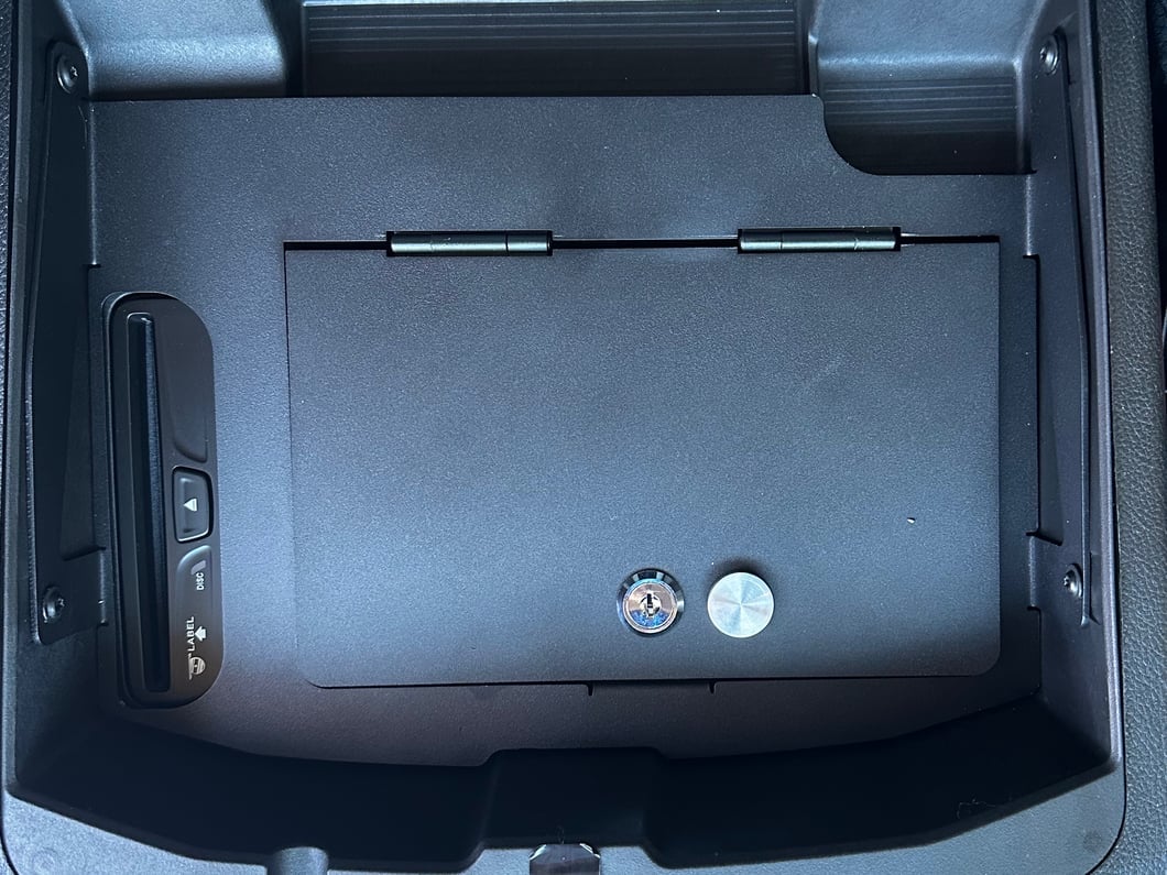 RedRock Center Console Lock Box; Large (09-18 RAM 1500 w/ Bucket Seats)