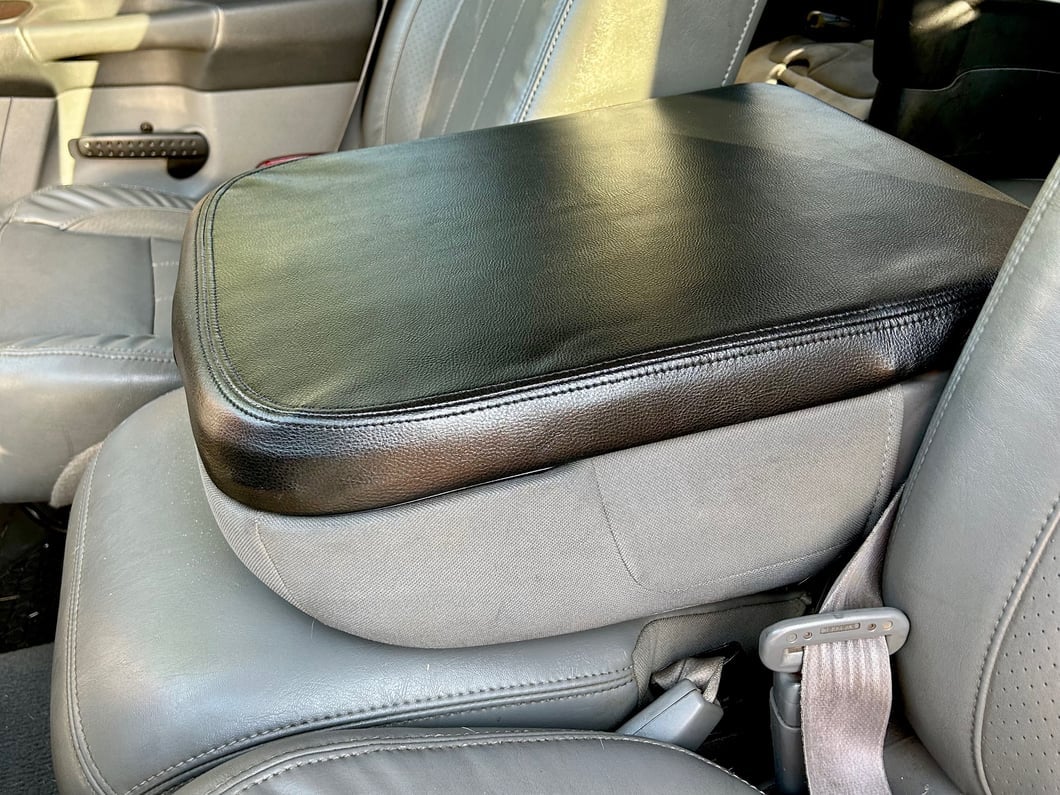 RedRock Center Console Armrest Cover Replacement; Black (02-08 RAM 1500)