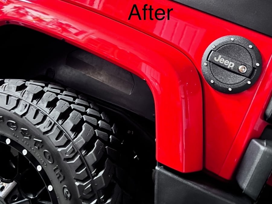Jeep Licensed by RedRock Locking Fuel Door with Engraved Jeep Logo (07-18 Jeep Wrangler JK)