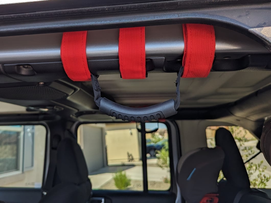 RedRock Grab Bar Handle; Red (Universal; Some Adaptation May Be Required)