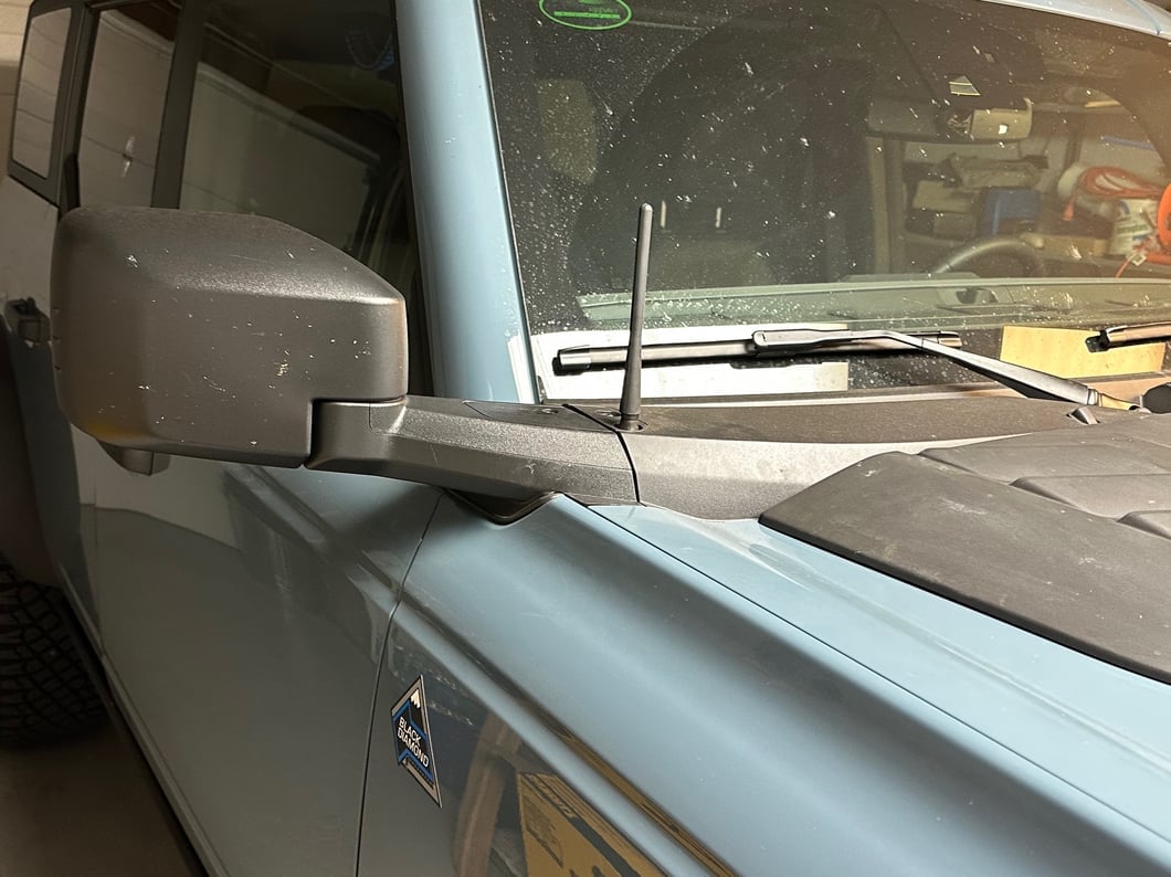 RedRock Off-Road Black Antenna; 6.50-Inch (Universal; Some Adaptation May Be Required)