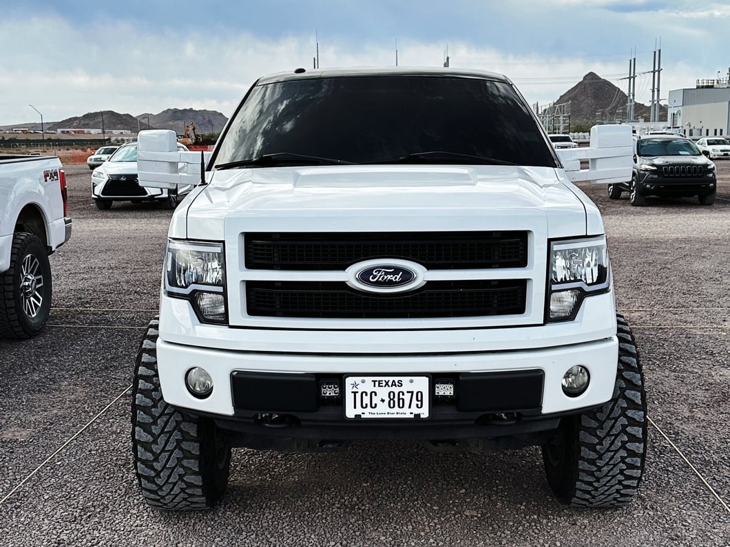 RedRock Manual Extending Non-Powered Adjustable Towing Mirrors; Driver Side (04-14 F-150)