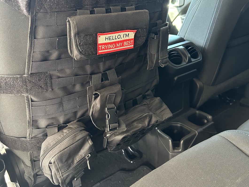 RedRock Multi-Function Seat Storage Organizer (20-25 Jeep Gladiator JT)