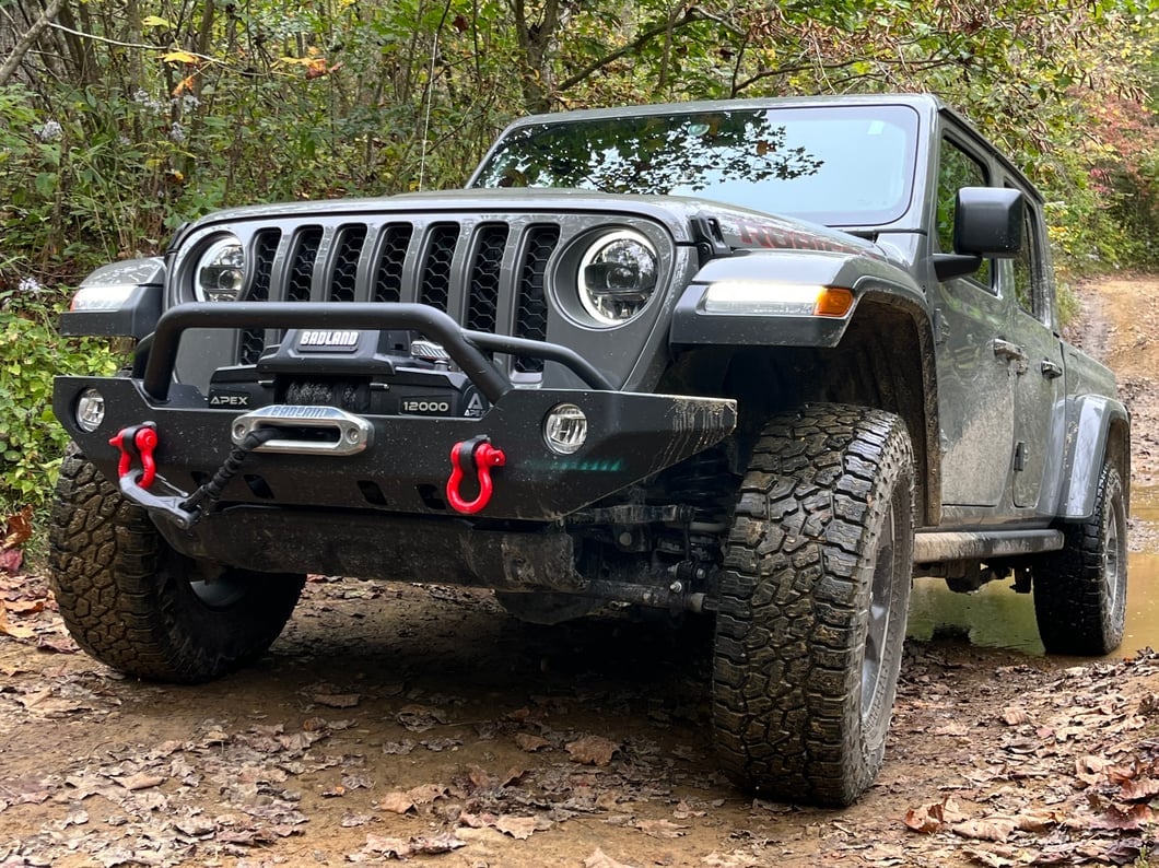 Jeep Licensed by RedRock Adventure HD Front Bumper with Jeep Logo (20-25 Jeep Gladiator JT)