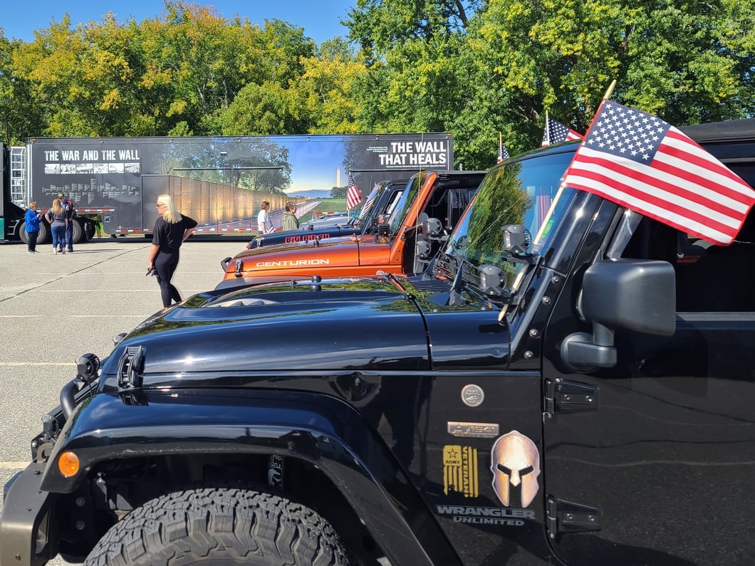 Jeep Licensed by RedRock Rubi Rails with Jeep Logo; Textured Black (07-18 Jeep Wrangler JK 4-Door)
