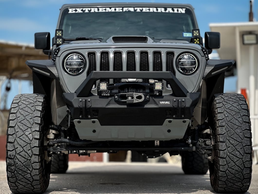 RedRock Type-SSK Ram Air Hood; Unpainted (18-25 Jeep Wrangler JL)