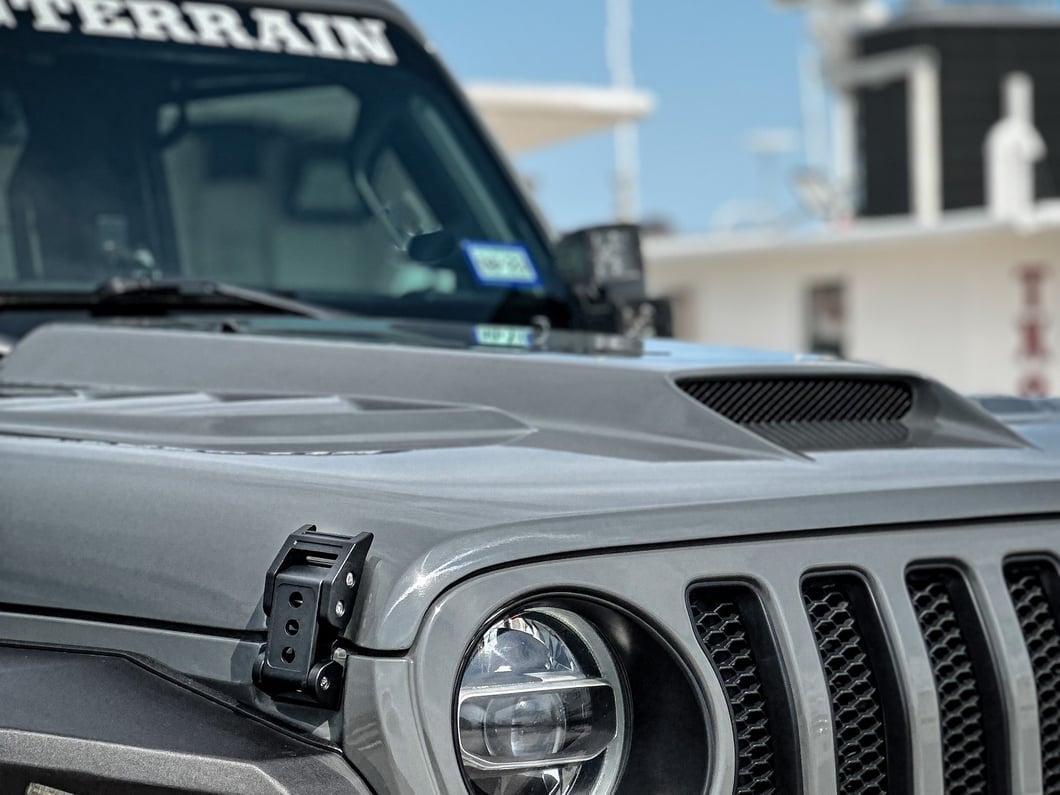 RedRock Type-SSK Ram Air Hood; Unpainted (18-25 Jeep Wrangler JL)