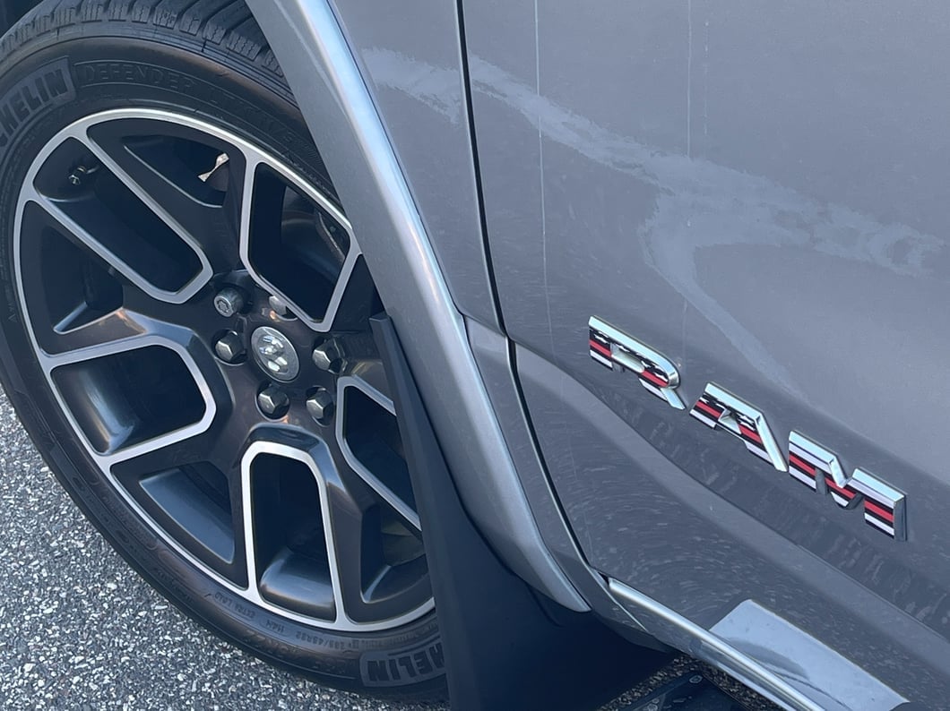 RedRock Molded Mud Guards; Front and Rear (19-24 RAM 1500 w/ OE Fender Flares, Excluding TRX)
