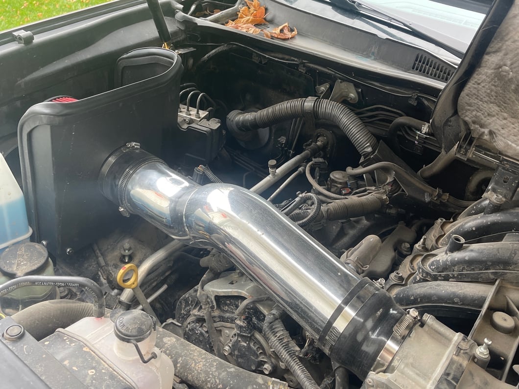 RedRock Cold Air Intake; Polished (16-23 3.5L Tacoma)