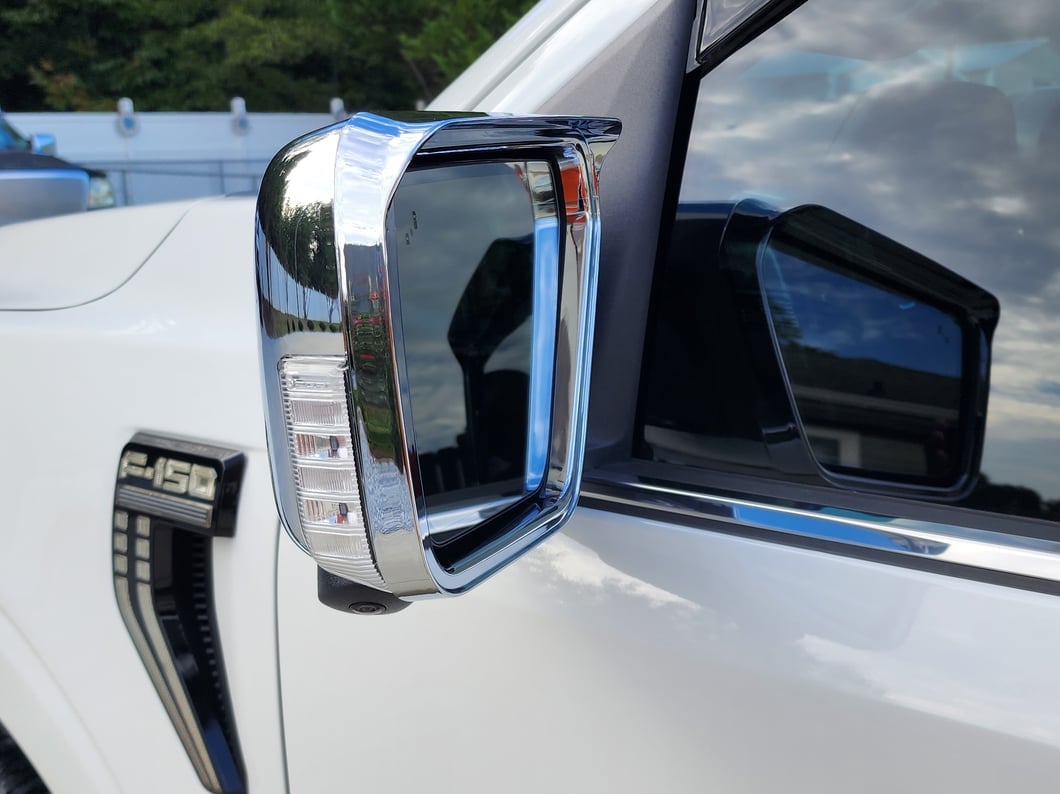 RedRock Side Mirror Trim; Chrome (21-25 F-150)