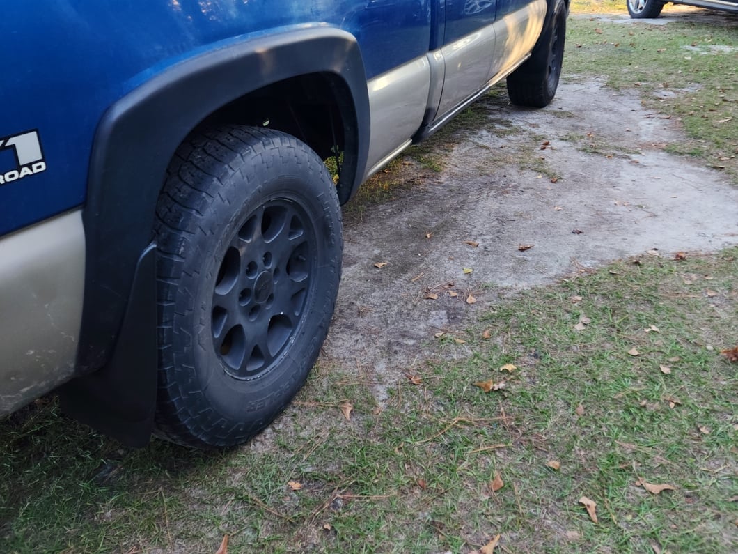 RedRock Mud Flaps; Front and Rear (99-06 Silverado 1500 w/ OE Fender Flares)