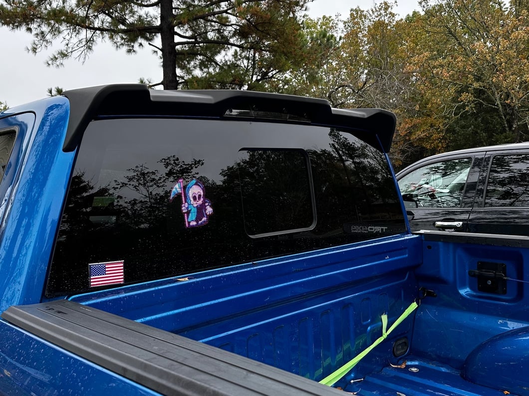 RedRock Roof Spoiler; Matte Black (15-20 F-150)