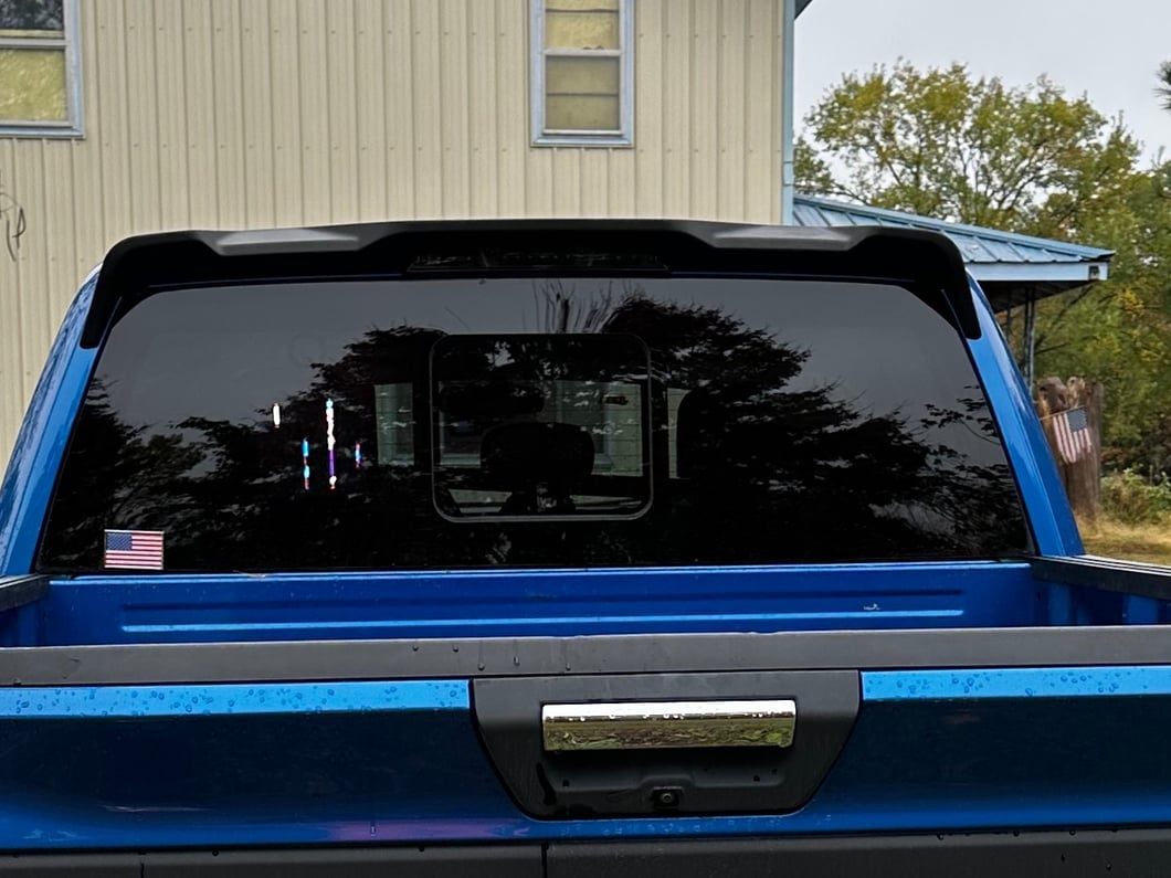 RedRock Roof Spoiler; Matte Black (15-20 F-150)