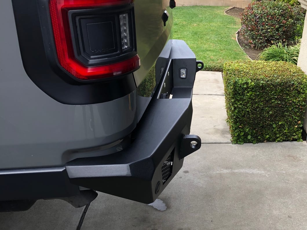 Jeep Licensed by RedRock HD Crawler Rear Bumper with Jeep Logo (20-25 Jeep Gladiator JT)