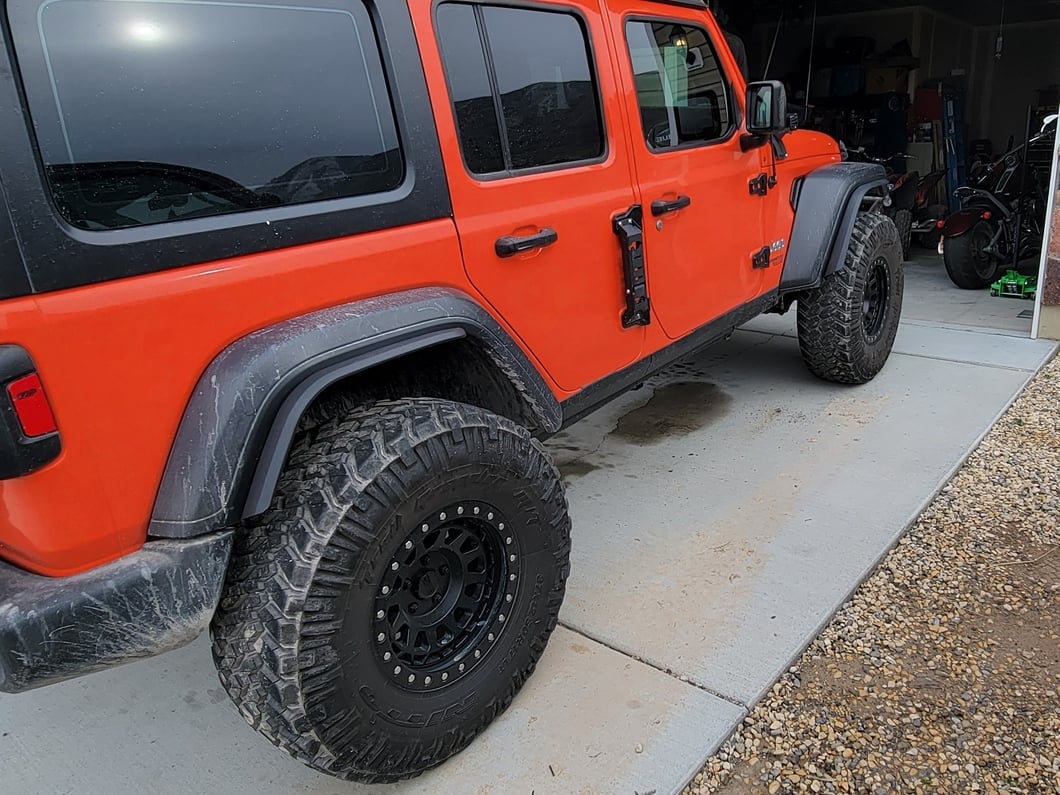 RedRock Fender Flare Extensions (18-25 Jeep Wrangler JL, Excluding Rubicon)