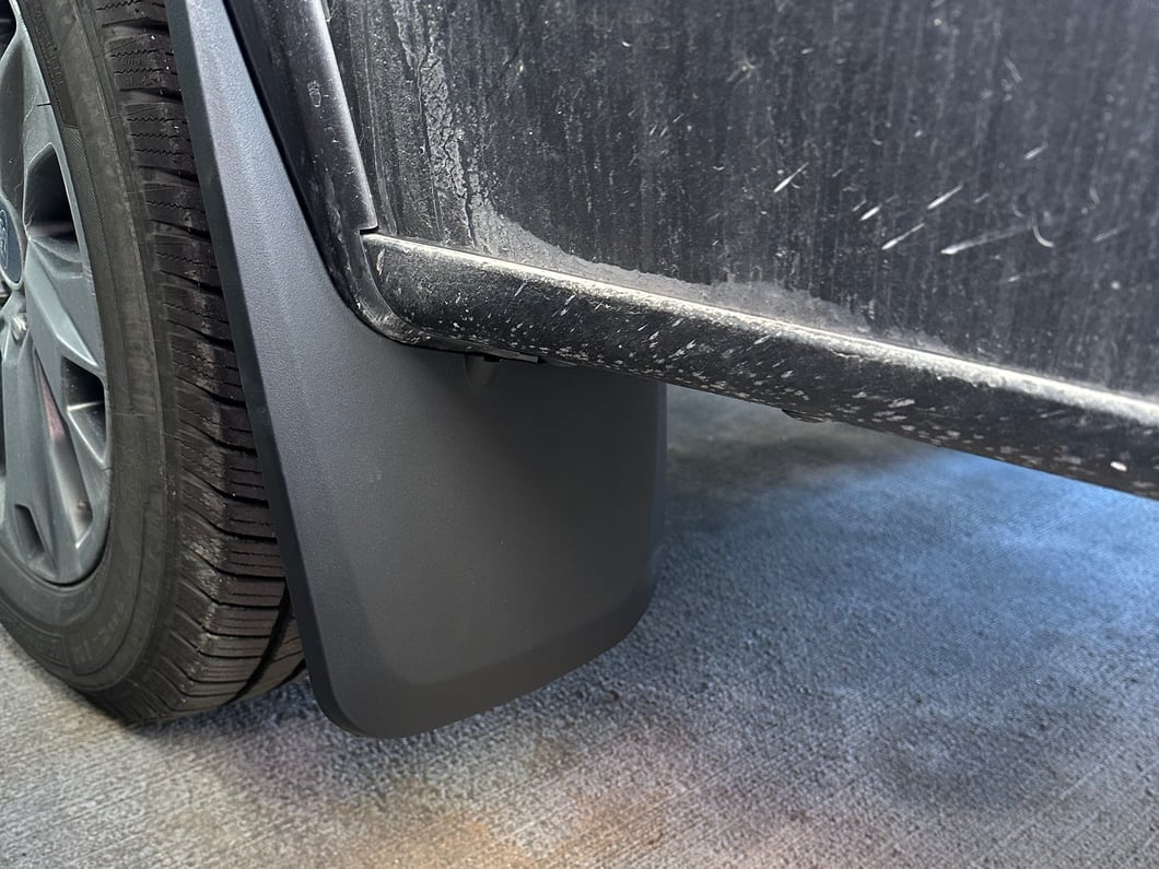 RedRock Molded Mud Guards; Front and Rear (15-20 F-150 w/ OE Fender Flares)