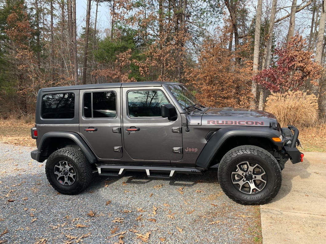 RedRock Door Handle Inserts; Red (18-25 Jeep Wrangler JL 4-Door)