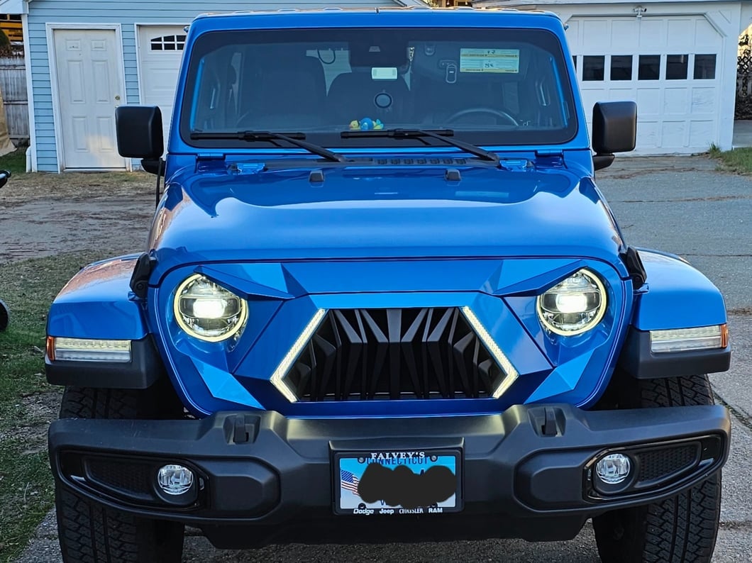 RedRock V2 Goliath Grille with LED DRL (18-25 Jeep Wrangler JL w/o TrailCam)