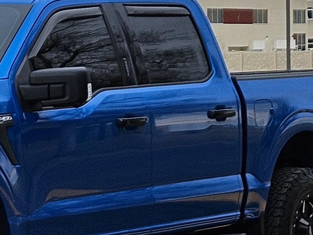 RedRock Door Handle Covers; Black (21-25 F-150 w/ Smart Key Button)