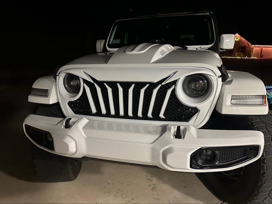RedRock Titus Grille; Unpainted (18-25 Jeep Wrangler JL w/o TrailCam)
