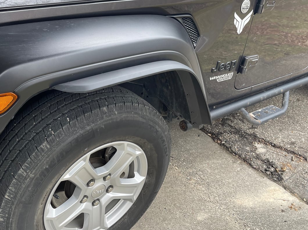 RedRock Fender Flare Extensions (18-25 Jeep Wrangler JL, Excluding Rubicon)