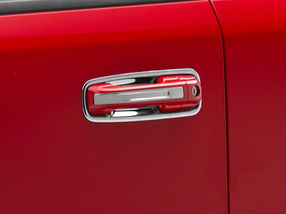 RedRock Exterior Door Handle Trim; Chrome (19-25 RAM 1500)