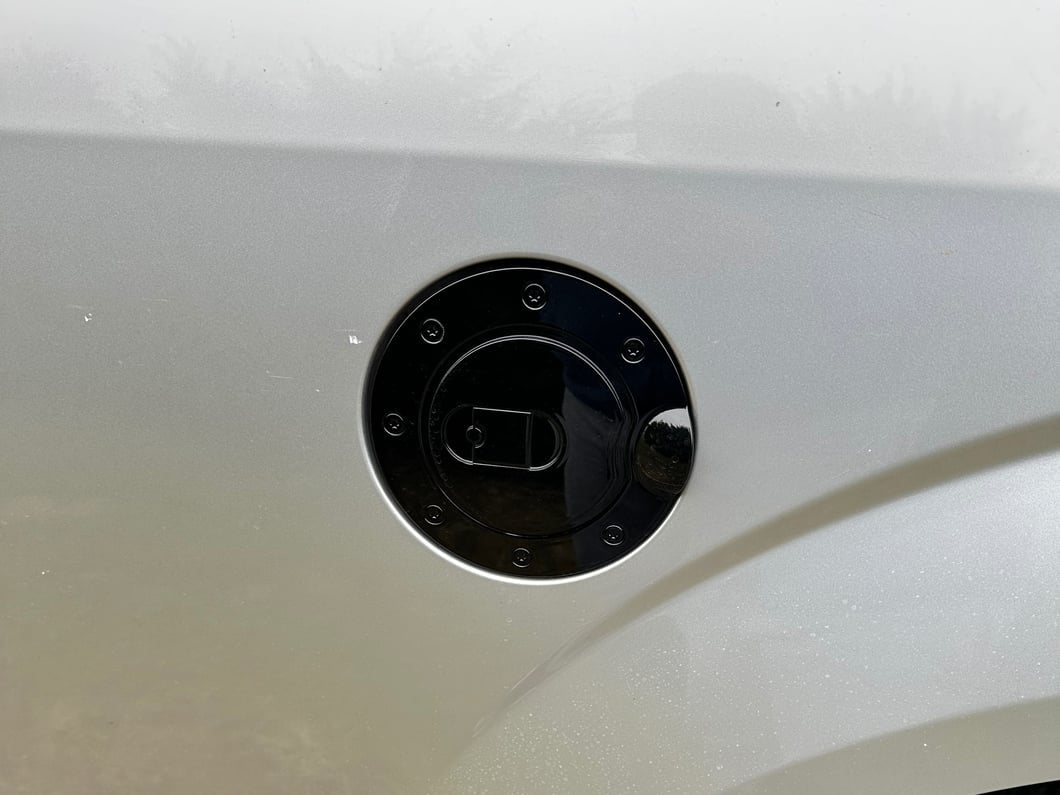 RedRock Fuel Door Cover; Gloss Black (15-20 F-150, Excluding Diesel)