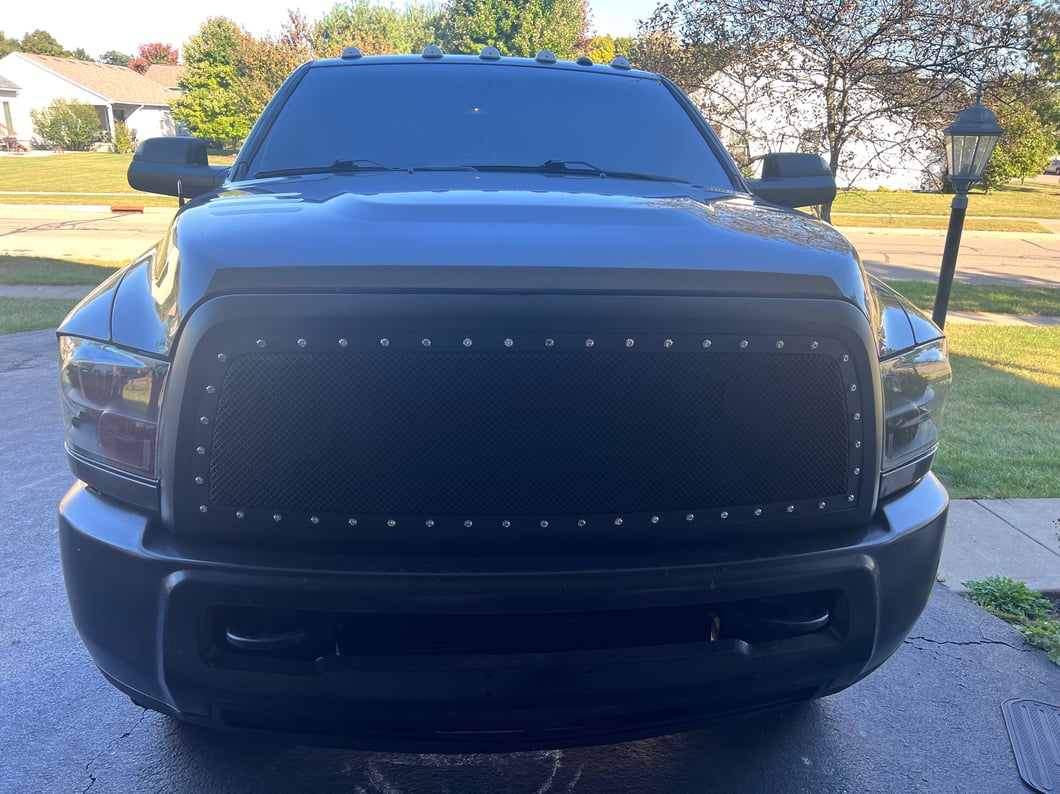 RedRock Evolution Stainless Steel Wire Mesh Upper Replacement Grille; Black (13-18 RAM 2500)