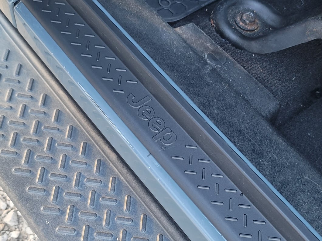 Jeep Licensed by RedRock Door Entry Guards with Jeep Logo (07-18 Jeep Wrangler JK 4-Door)