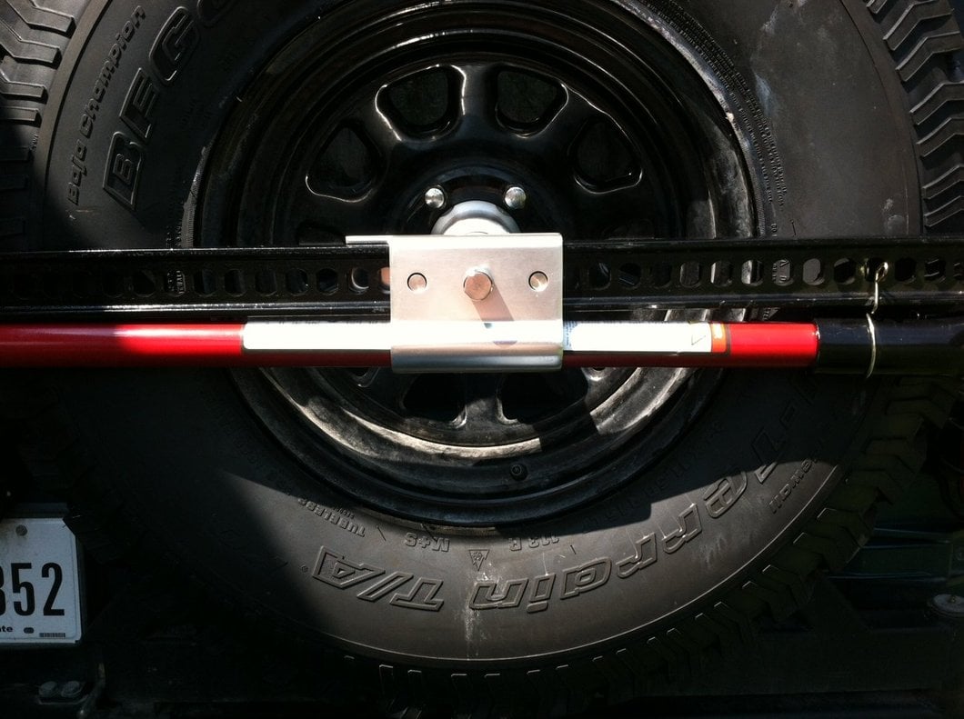 RedRock Extreme Recovery Jack Spare Tire Mount (87-18 Jeep Wrangler YJ, TJ & JK)