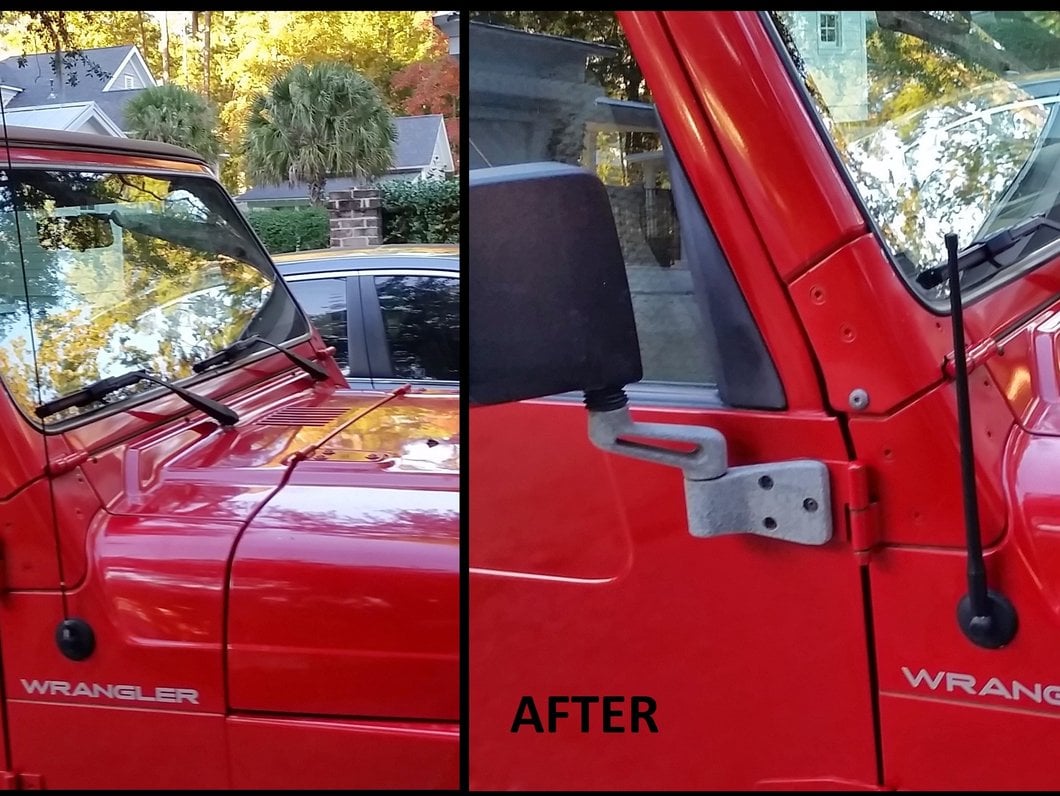 RedRock Trail Antenna; 13-Inch (97-06 Jeep Wrangler TJ)