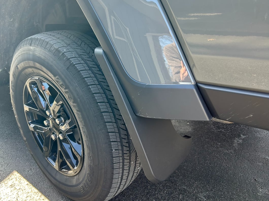 RedRock Molded Mud Guards; Front and Rear (20-25 Jeep Gladiator JT Sport S)