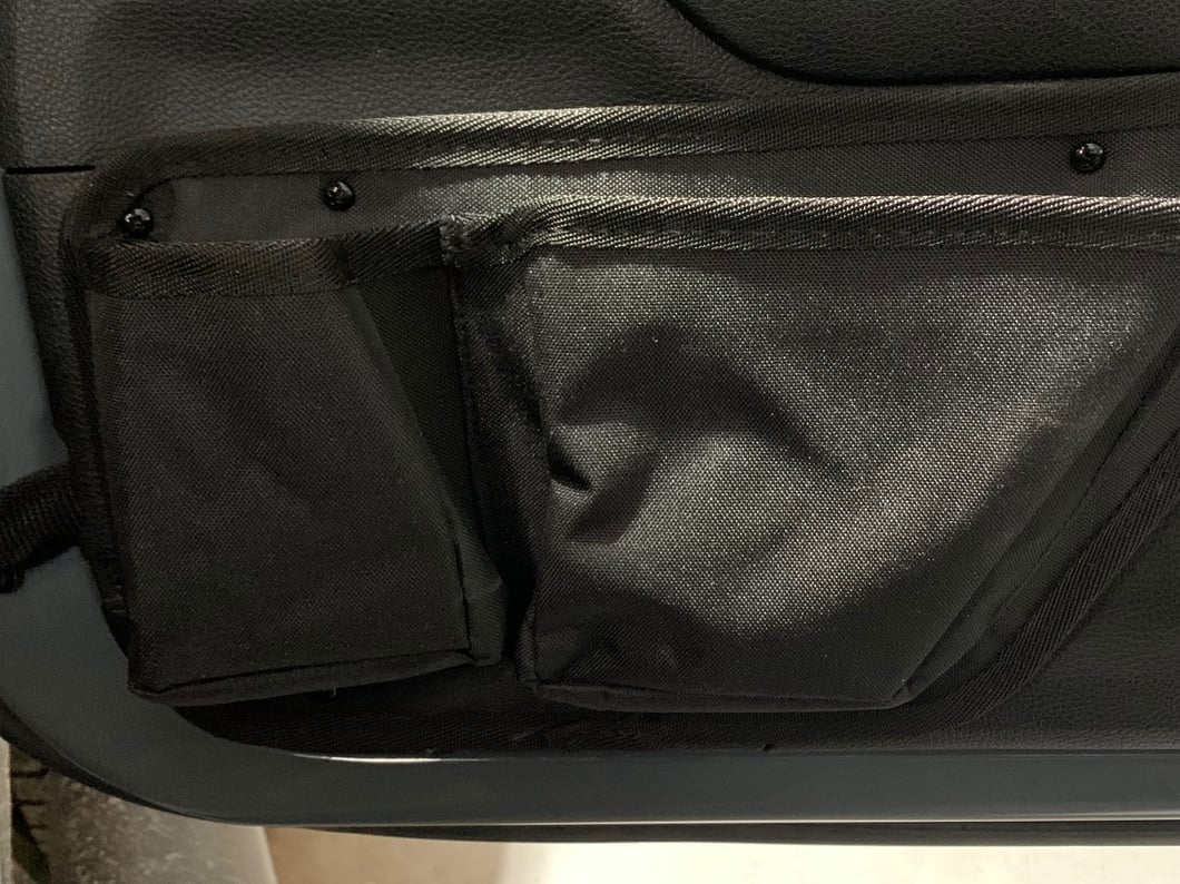 RedRock Door Storage Bag Set (11-18 Jeep Wrangler JK Front Door Only; 18-25 Jeep Wrangler JL 4-Door Rear Door Only)