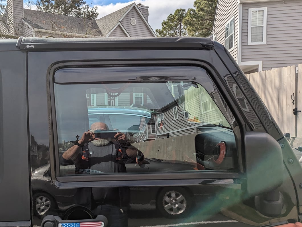 RedRock In-Channel Window Deflectors (07-18 Jeep Wrangler JK 2-Door)