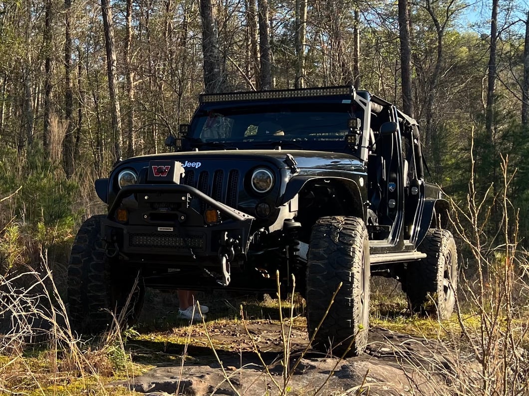 RedRock Extended Bikini Top; Black Diamond (11-18 Jeep Wrangler JK 4-Door)