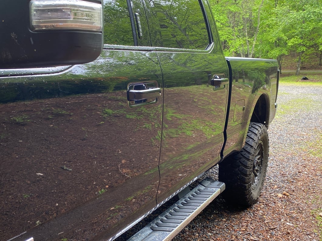 RedRock Door Handle Covers; Black (17-22 F-250 Super Duty SuperCrew)