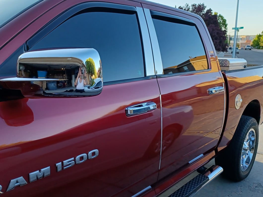 RedRock Steering Wheel Trim; Chrome (09-18 RAM 1500)