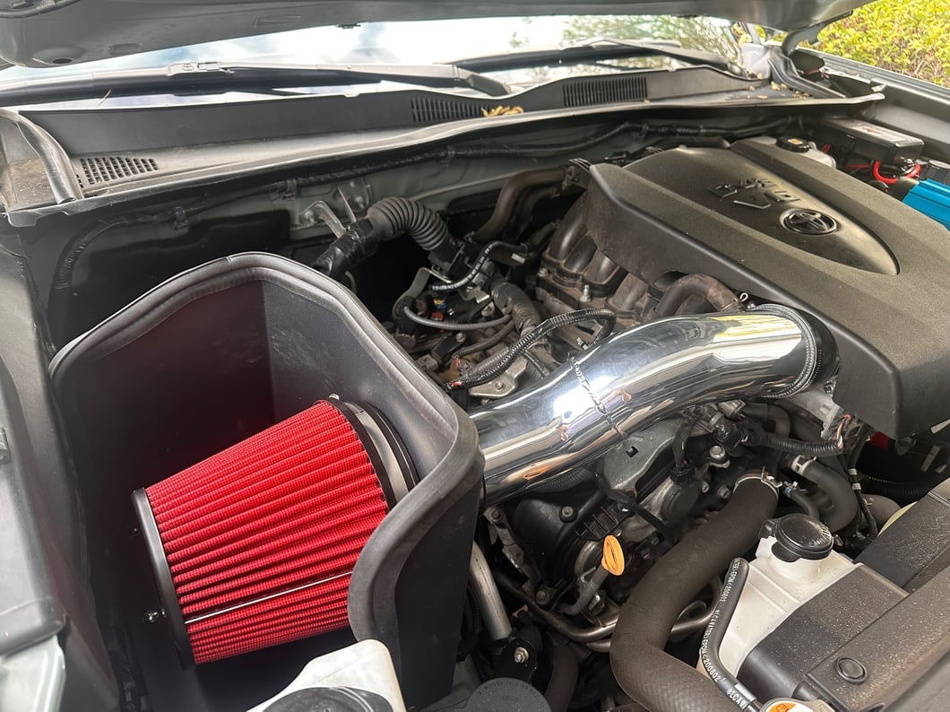 RedRock Cold Air Intake; Polished (16-23 3.5L Tacoma)