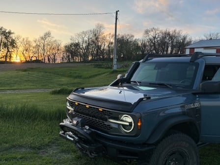 RedRock LED Grille Lighting; Smoked (21-25 Bronco Badlands, Everglades, Wildtrack)