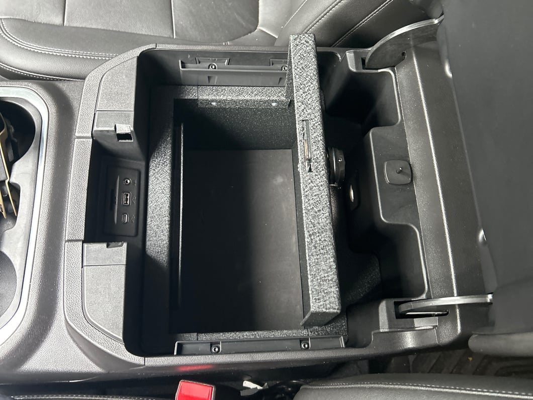 RedRock Center Console Lock Box (19-21 Silverado 1500; 2022 Silverado 1500 LTD)
