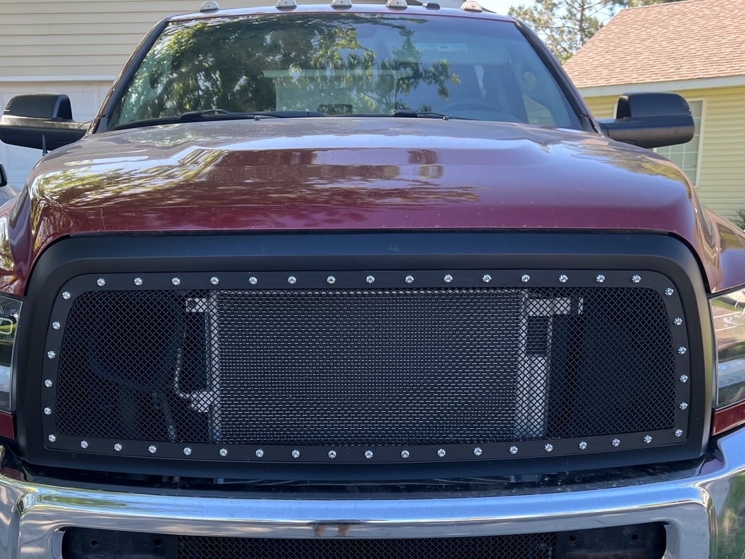 RedRock Evolution Stainless Steel Wire Mesh Upper Replacement Grille; Black (13-18 RAM 2500)