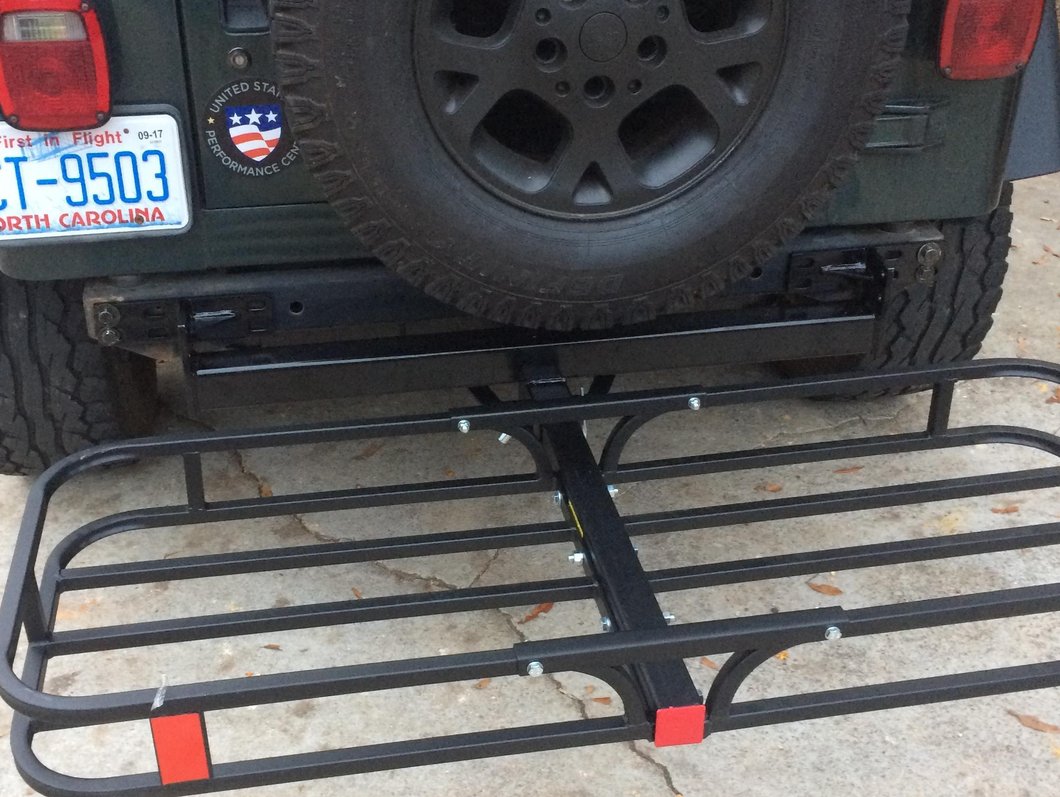 RedRock Hitch; Gloss Black (87-06 Jeep Wrangler YJ & TJ)