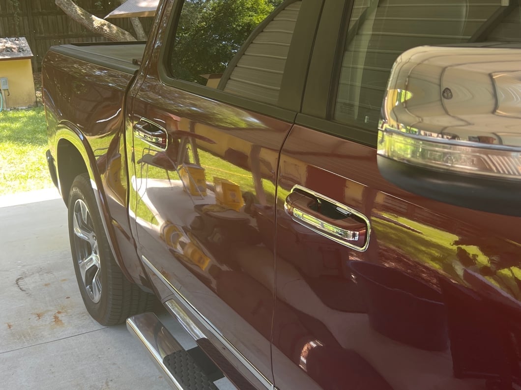 RedRock Exterior Door Handle Trim; Chrome (19-25 RAM 1500)