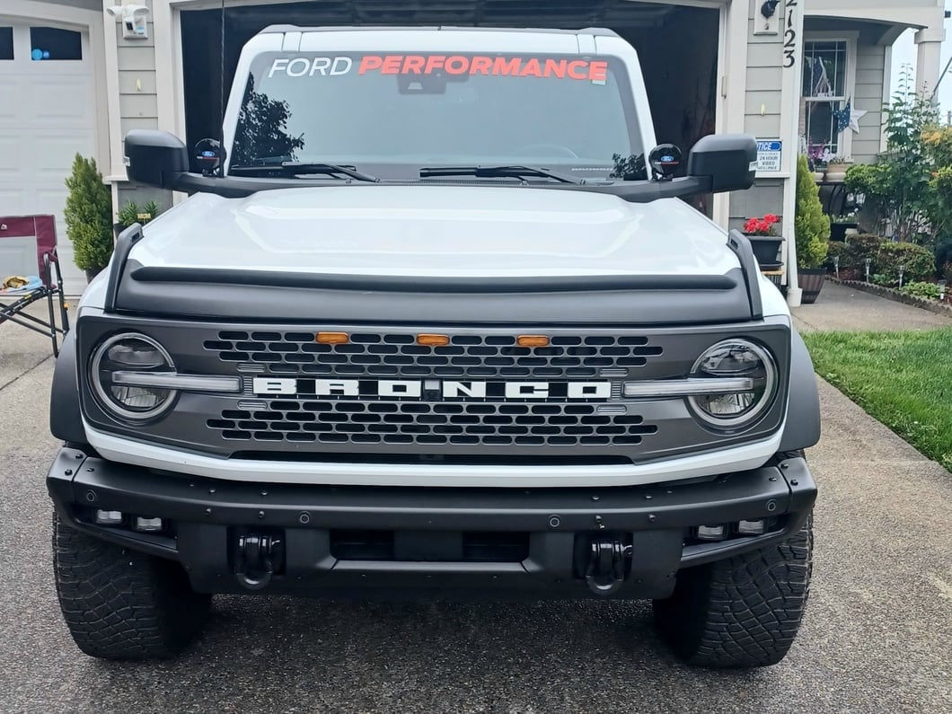 RedRock LED Grille Lighting; Smoked (21-25 Bronco Badlands, Everglades, Wildtrack)
