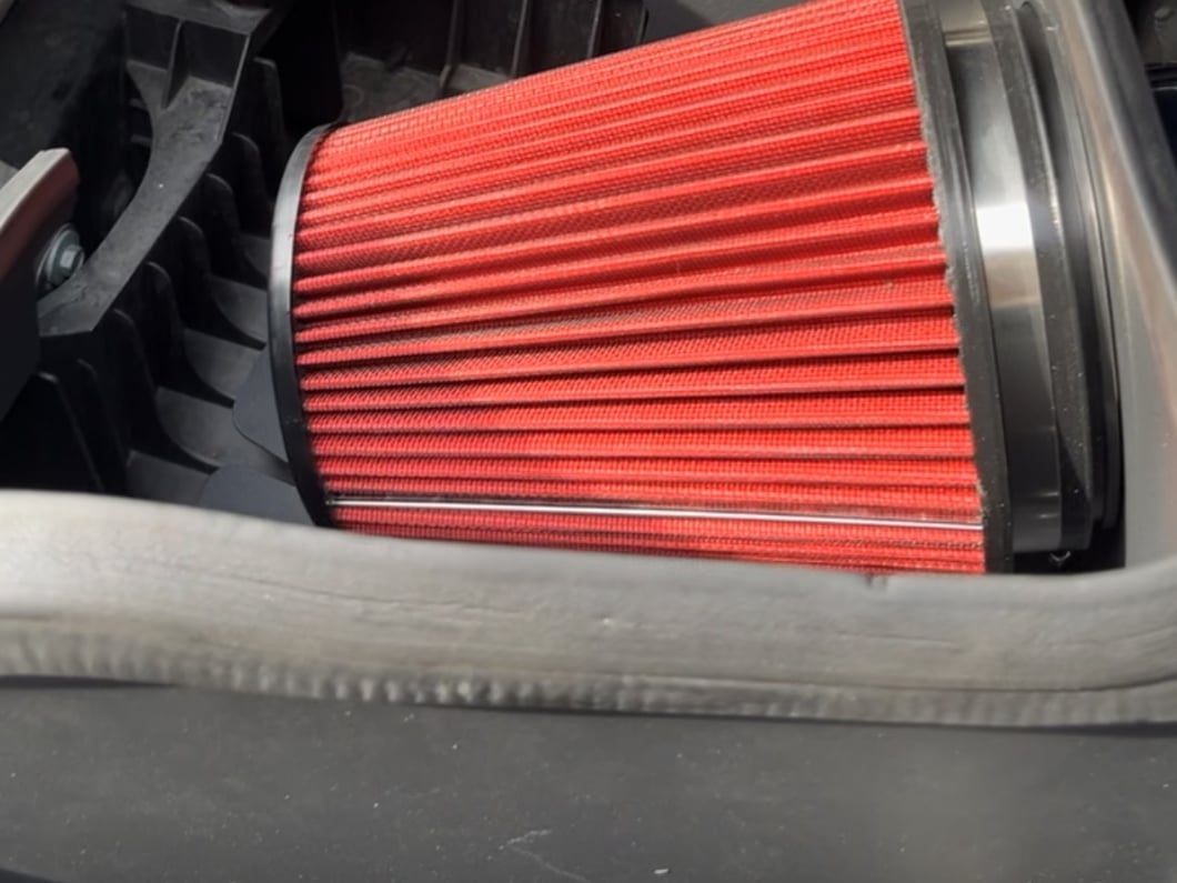 RedRock Cold Air Intake; Polished (19-24 5.7L RAM 1500)