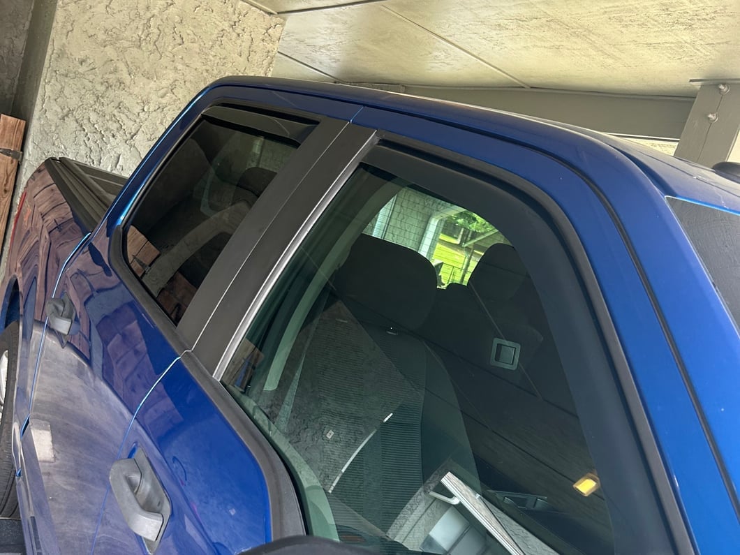 RedRock In-Channel Window Deflectors (15-20 F-150 SuperCrew)