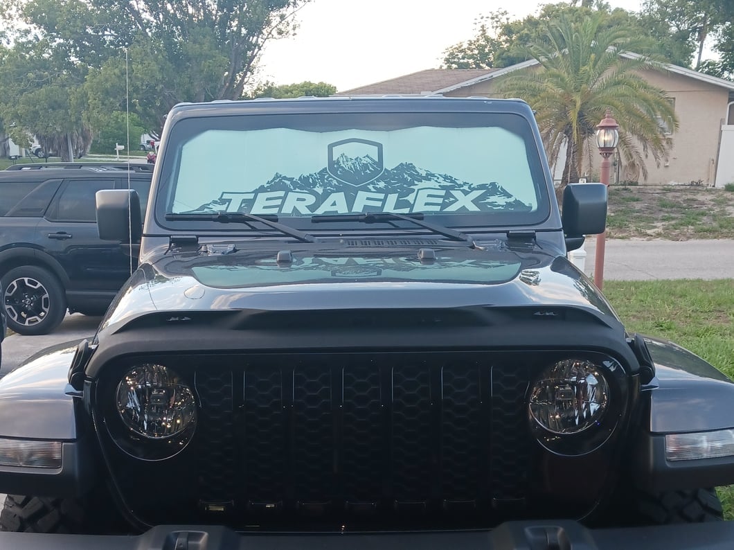 RedRock Hood Guard with LED Lighting (20-25 Jeep Gladiator JT, Excluding Mojave)