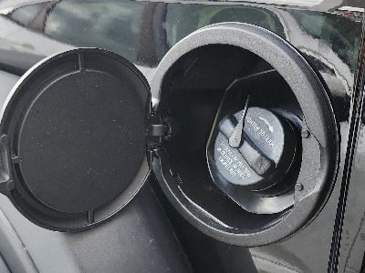 RedRock Fuel Filler Door; Matte Black (18-25 Jeep Wrangler JL)