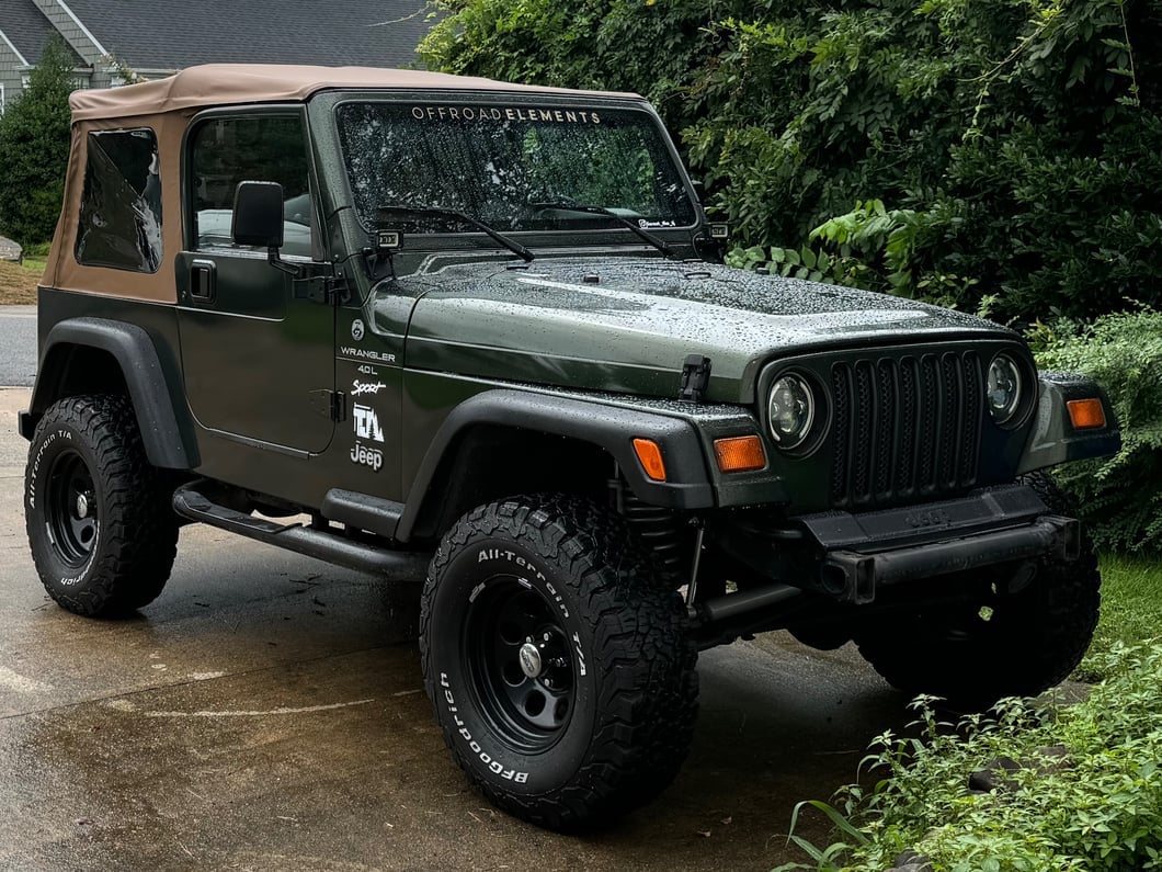 Jeep Licensed by RedRock Trail Force HD LED Front Bumper with Jeep Logo (87-06 Jeep Wrangler YJ & TJ)